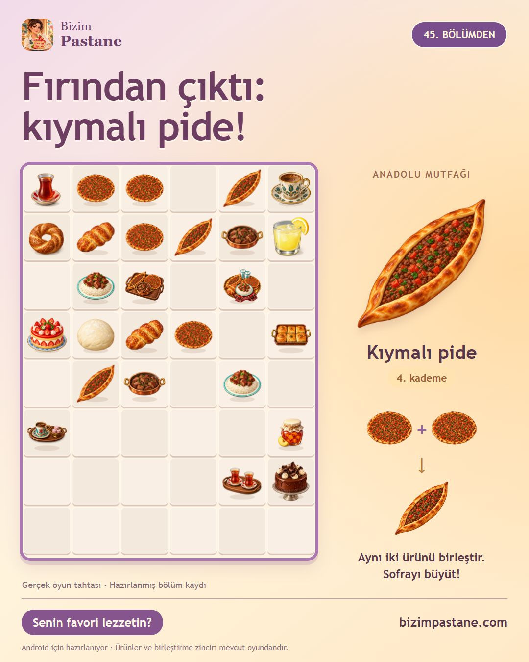 Bizim Pastane 45. bölüm: Kıymalı pide ve Türk yemekleri birleştirme tahtası